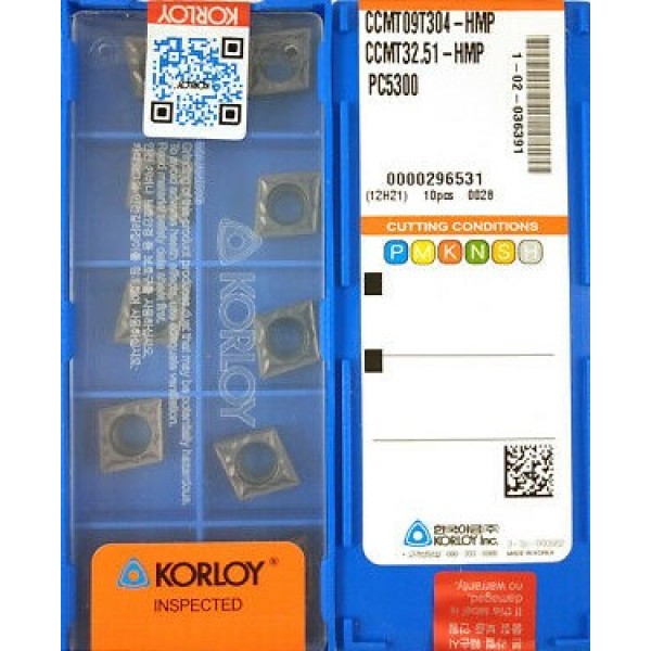 KORLOY - CCMT09T304-HMP PC5300