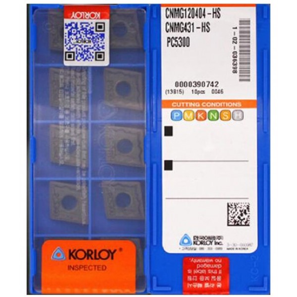 KORLOY - CNMG120404-HS PC5300