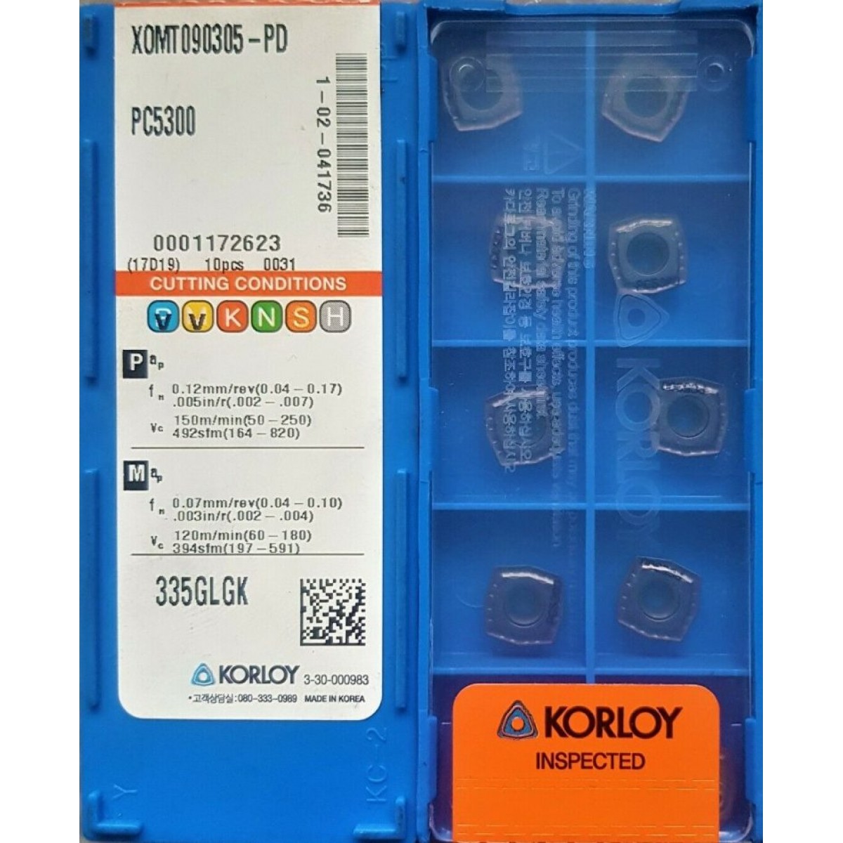 KORLOY - XOMT090305-PD PC5300