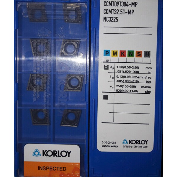 KORLOY - CCMT 09T304-MP NC3225