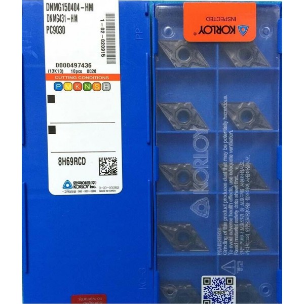 KORLOY - DNMG 150404-HM PC9030