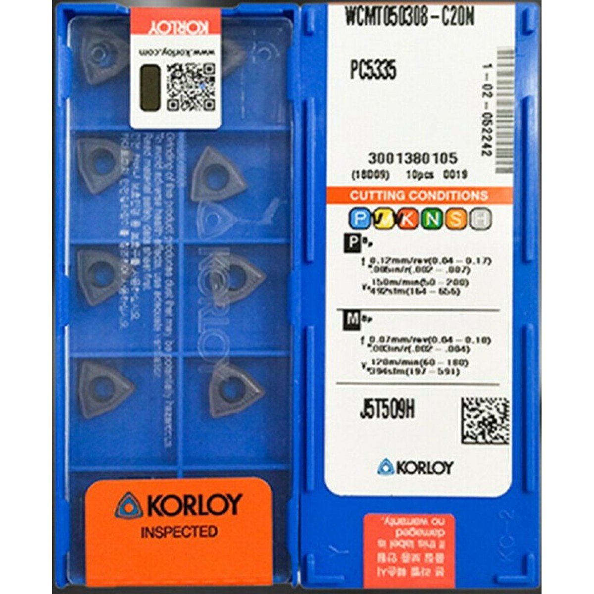 KORLOY - WCMT050308-C20N PC5335